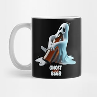 Ghost and Beer Bottle Mug